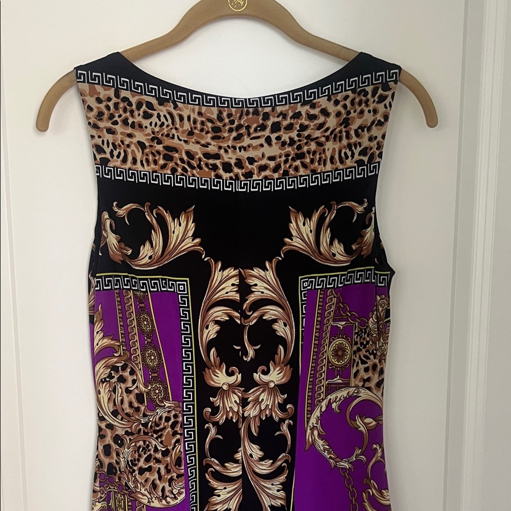 Cache Rococco print dress sz 6 - Picture 4 of 6